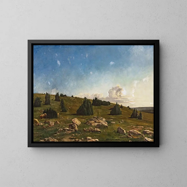 Paesaggio dei Causses - Paul Prouho — quadro incorniciato alla parete