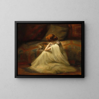 Tenerezza - Paul René Schützenberger — quadro incorniciato alla parete