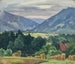 Vista sulla valle di Aschauer - Paul Roloff — vista dell’opera