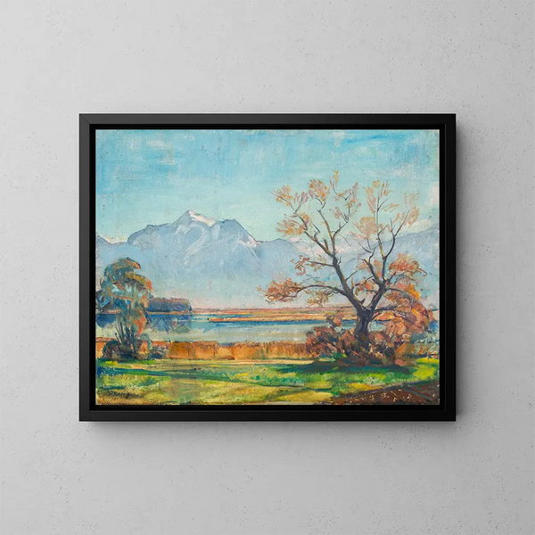 Atmosfera autunnale al Chiemsee - Paul Roloff — quadro incorniciato alla parete