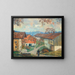 Rimsting sul Chiemsee - Paul Roloff — quadro incorniciato alla parete