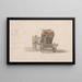 Un carro con stemmi reali - Paul Sandby — quadro incorniciato alla parete