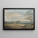 Vista Lontana di Maidstone da Lower Bell Inn Boxley Hill - Paul Sandby — quadro incorniciato alla parete