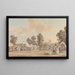 Un accampamento nel St James Park - Paul Sandby — quadro incorniciato alla parete