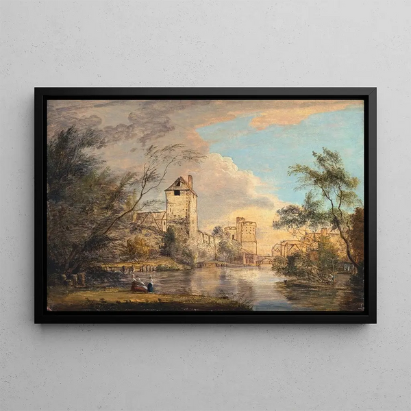 Paul Sandby - An Unfinished View of the West Gate Canterbury.webp