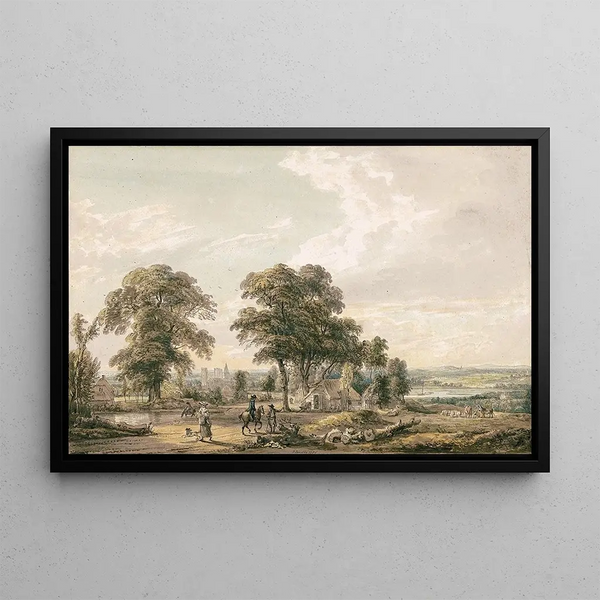 Paul Sandby - Approaching Rochester and the Medway.webp