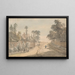 Bayswater, Londra - Paul Sandby — quadro incorniciato alla parete