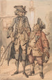 Caricatura di George Bubb Dodington e Sir Thomas Robinson - Paul Sandby — vista dell’opera