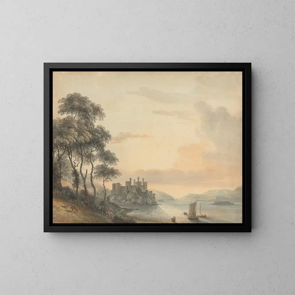 Château de Conway - Paul Sandby — quadro incorniciato alla parete
