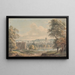 Ipswich dai giardini della tenuta di Christchurch - Paul Sandby — quadro incorniciato alla parete