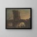 Vecchio ponte a Shrewsbury - Paul Sandby — quadro incorniciato alla parete