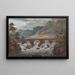PontyPier vicino a Llanroost Denbighshire - Paul Sandby — quadro incorniciato alla parete