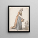 Sara Hough Mme T. P. Sandby's, cameriera di bambino - Paul Sandby — quadro incorniciato alla parete