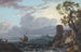 Mer tempestosa con rovina di castello e personaggi - Paul Sandby — vista dell’opera
