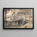 Ruisseau et pont en bois - Paul Sandby — quadro incorniciato alla parete