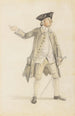 Studio di un gentiluomo con un cappello tricorno - Paul Sandby — vista dell’opera