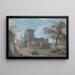 L'Entrée du château de Chepstow - Paul Sandby — quadro incorniciato alla parete
