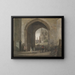La porta della torre al castello di Windsor - Paul Sandby — quadro incorniciato alla parete