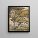 Alberi con un uomo che attraversa un ponte - Paul Sandby — quadro incorniciato alla parete