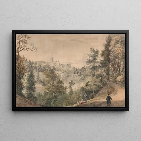 Paul Sandby - View of Richmond Castle Yorkshire.webp