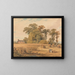 Un campo di mais - Paul Sandby Munn — quadro incorniciato alla parete