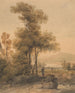 Paesaggio Waith Figures Cromach Eau - Paul Sandby Munn — vista dell’opera