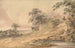 Paesaggio con fattoria, personaggi e stagno - Paul Sandby Munn — vista dell’opera