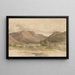 Vista della fattoria Side Patterdale - Paul Sandby Munn — quadro incorniciato alla parete