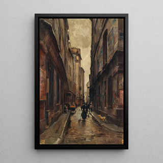 Paul Schaan - La rue Beaubourg langle de la rue Simonlefranc.webp