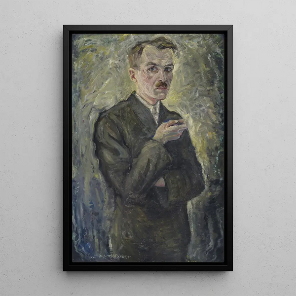 Autoportrait - Paul Schmidtbauer — quadro incorniciato alla parete