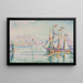 Antibes, mattina - Paul Signac — quadro incorniciato alla parete
