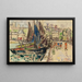 Audierne - Paul Signac — quadro incorniciato alla parete