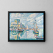 Barfleur - Paul Signac — quadro incorniciato alla parete
