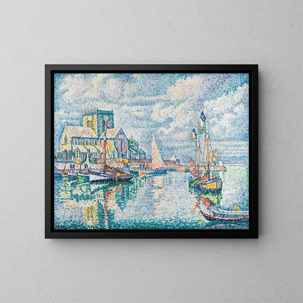 Barfleur - Paul Signac — quadro incorniciato alla parete