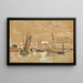 Bateaux Honfleur - Paul Signac — quadro incorniciato alla parete