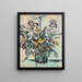 Bouquet iris arum tulipes in un vaso di André Metthey - Paul Signac — quadro incorniciato alla parete