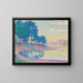 Calanque des Canoubiers, Pointe de Bamer, Saint-Tropez - Paul Signac — quadro incorniciato alla parete