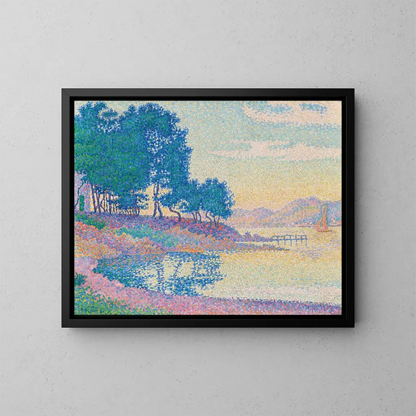 Calanque des Canoubiers, Pointe de Bamer, Saint-Tropez - Paul Signac — quadro incorniciato alla parete