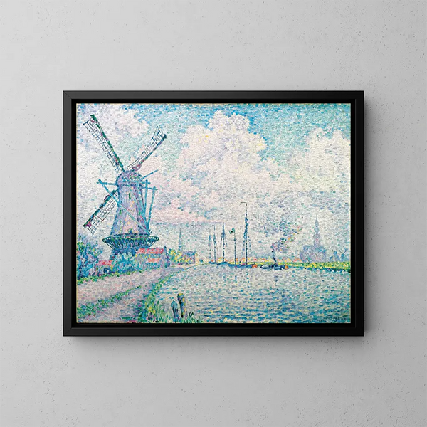Canal d'Overschie - Paul Signac — quadro incorniciato alla parete