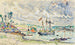 Cathrin Lancre Mucchio di Kermarquer Bocca del Trieux - Paul Signac — vista dell’opera