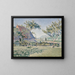 Il castello nella prateria - Paul Signac — quadro incorniciato alla parete
