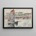 Voilier conquistatore - Paul Signac — quadro incorniciato alla parete