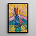 Coucher de soleil - Paul Signac — quadro incorniciato alla parete