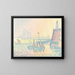 La sera - Paul Signac — quadro incorniciato alla parete