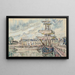 Goélettes au quai - Paul Signac — quadro incorniciato alla parete