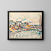 Groix, la pulizia delle vele - Paul Signac — quadro incorniciato alla parete
