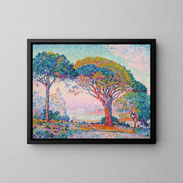 La Baie de Saint-Tropez - Paul Signac — quadro incorniciato alla parete