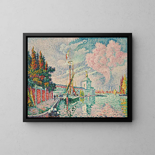 La Douane de Venise - Paul Signac — quadro incorniciato alla parete