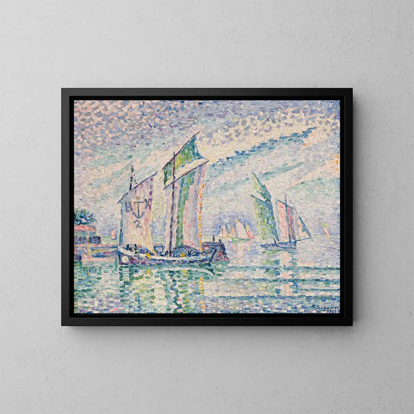 Le Chenal de La Rochelle - Paul Signac — quadro incorniciato alla parete