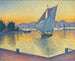 Le Port au soleil couchant, Opus 236, Saint-Tropez - Paul Signac — vista dell’opera
